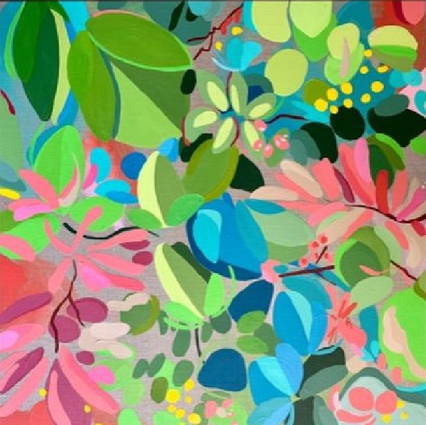 Colourful botanical painting by Stanislav Atuchin